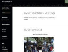 Tablet Screenshot of amvetspost44.org
